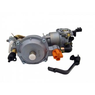 Карбюратор для генератора с двигателем 168F/170F (6,5/7Hp) с газовым редуктором с краном